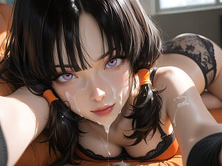 Videl Stripping Underwear to Naked Sensual Compilation