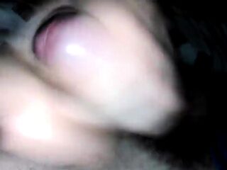 Stroking my cock and cumming hard