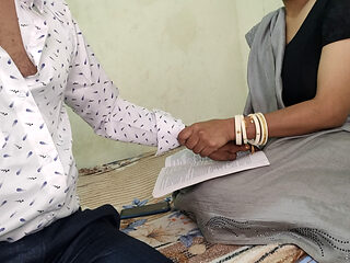 Desi Indian Biology Teacher Practical of Topic the Reproduction with Student, Real Hindi Voice