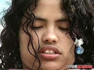 Latina in Pool Double Penetration