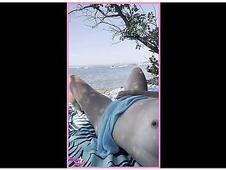 Cums On The Beach
