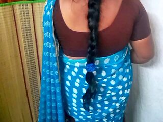 Long Hire Indian Aunty Nice Boobs Show