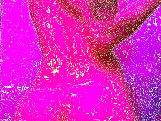 Blonde solo jerking off