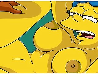 The Simpsons Cheating Marge Fucks Carl Video - Car Toon And Marge Simpson