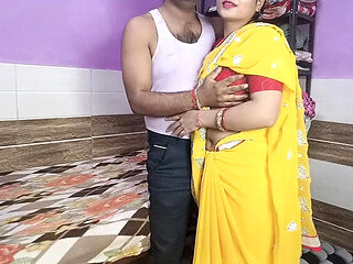 Desi Bhabhi Calls Neighbor's Brother To Bedroom For Hardcore Sex