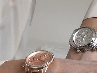 Getting to Masturbate Inside Your Pants While Ogling Your Step-stepmother's Elegant Wristwatches!
