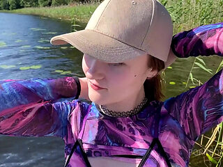 He Took Me to the River, Fucked Me on a Boat and Cummed on My Slutty Face!!! Full
