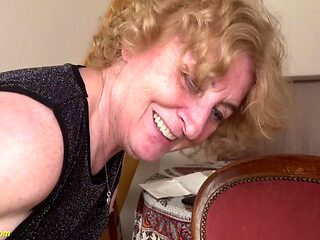 79yo BBW Granny Tries Anal