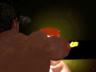 MILF gets hardcore fucked in 3D animation sex cage
