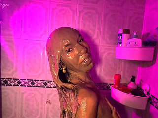 I Made a Small Chocolate Mess in the Bathroom and Then Clean