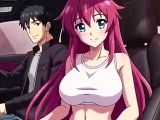 Fucking a stranger, public stranger, anime porn