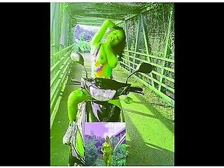 Real Public Porn Planet Hulk Parody Green World