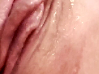 Solo Masturbation in the Shower, Close-up