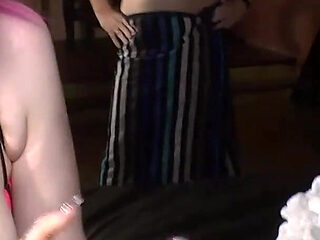 Trashy Punk-slut Gets Fucked Raw and Pissed on at Creampie Gangbang