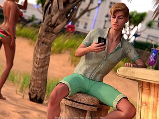 Beach fun with fuckboxes and hot action in the sun