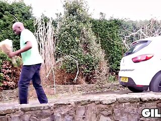 Ruby Cattrall Exercises Femdom on Ebony Man