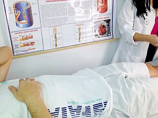The Attractive Nurse Was Surprised by the Patient