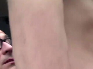 Sexy blonde pierced mature fucked in car