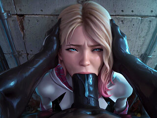 She Let the Symbiote Fill Her for Power - AI GENERATED