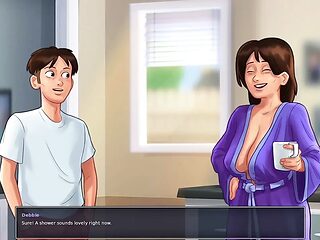 Cartoon fantasy romance with Debbie in Summertime Saga Part 3