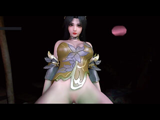 Goddess Eternal Beauty: Animated Flame - 3D Animation Hentai