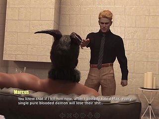 Adored by the Devil - Vampire Loves Creampie Sex - 3D Animated Let's Play with Nala