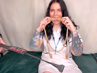 Nurse Ffw Caught with Kinky Toys at Work