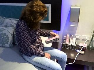 My Latina Wife Gets Dressed for Motel Boss While Husband Records Real Cuckold