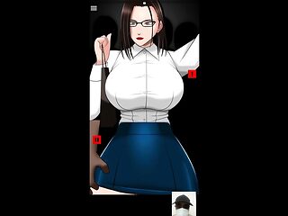 Horny Japanese office girl gets nailed and fingered in a packed train car.