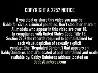 Watch marvelous Gabby Quinteros's sex