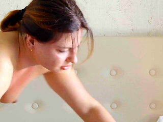 Window Exposure: Hairy MILF Used by the Marina - Deepthroat & Raw Facial Finish
