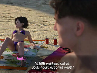 Weekend Lollygagging - Gameplay - Roleplay - Anita Teasing Men at Beach