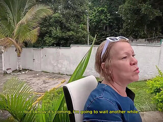 Perv Grandma Hires Young Gardener and Ends up Fucking Him Hard in the Ass