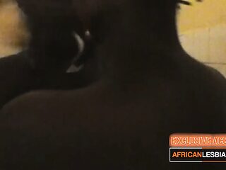 These two EBONY girls said they only came to talk... NOW one begs to be licked off that chair daily