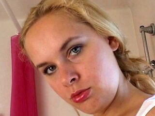 Big Tits Blonde Madison Strips From Lingerie And Teases