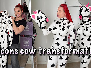 Silicone Catsuit Transformation