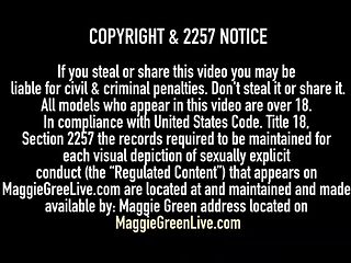 Watch aristocratic Maggie Green and Rome Major's action