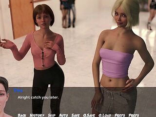 The tough life of a college girl in university