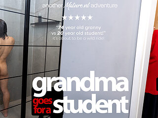 25 Year Old Exchange Student Gets To Fuck The Very Horny And Curvy 74 Year Old Grandma Noretta