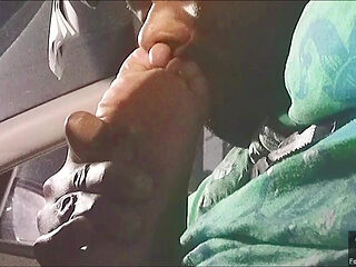 Car Session Feet Worship with Your Favorite BBW Ncfootgoddess