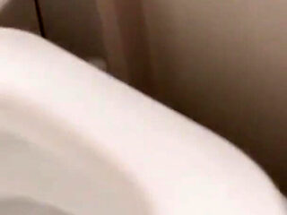 Use your tongue to clean the toilet