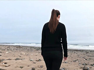 Silvia Soprano Rough ATM Domination on Surreal Beach - Big Ass Anal Punishment & Face Fucking