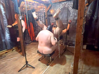 Part 2:- Booboo gets a bit of a cold treat in his cock!