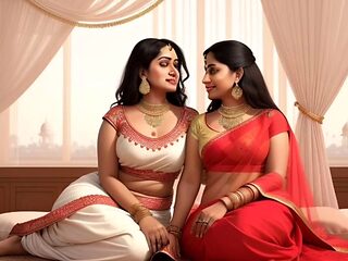 Horny anime girl Mango Bhabhi gets down for her first hentai experience