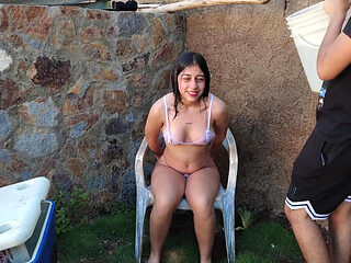 Jasmine See Through Wet Clothes Punishment - Latina Teen Amateur Homemade