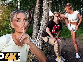 Mature Mommy Malusha Gets Fucked by Stranger in Park