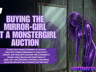 Buying the Mirror-girl at a Monstergirl Auction