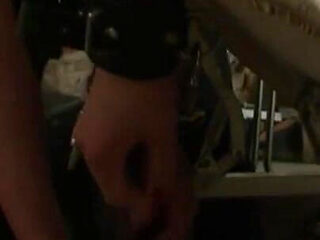 Humiliating pussy and wax-play