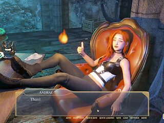 Sensational 3D deepthroat scene with intense gagging magic