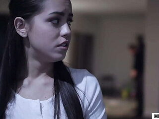 Naughty Old Man Knocks Up Hot Latina Babysitter - Alina Lopez & Dick Chibbles